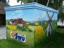 Wandmalerei und Graffiti